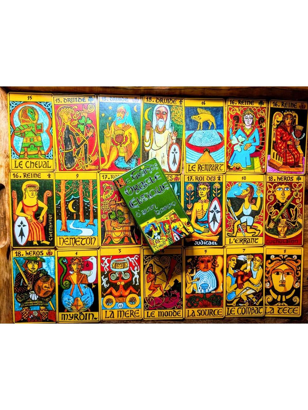 Le Grand Oracle Celtique (1989) by D'Alan Borvo OOP RARE VTG Tarot Deck
